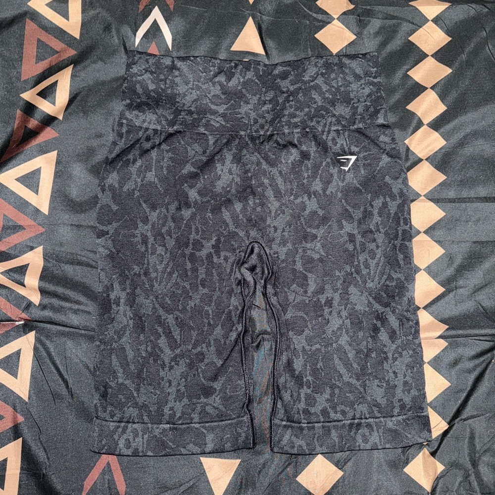 Gymshark Black Camo Women's Bike Shorts